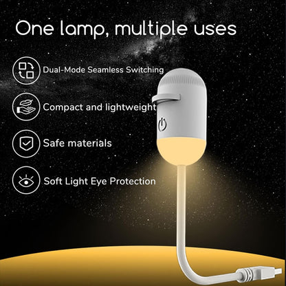 2-in-1 USB Galaxy Star Projector and Night Light